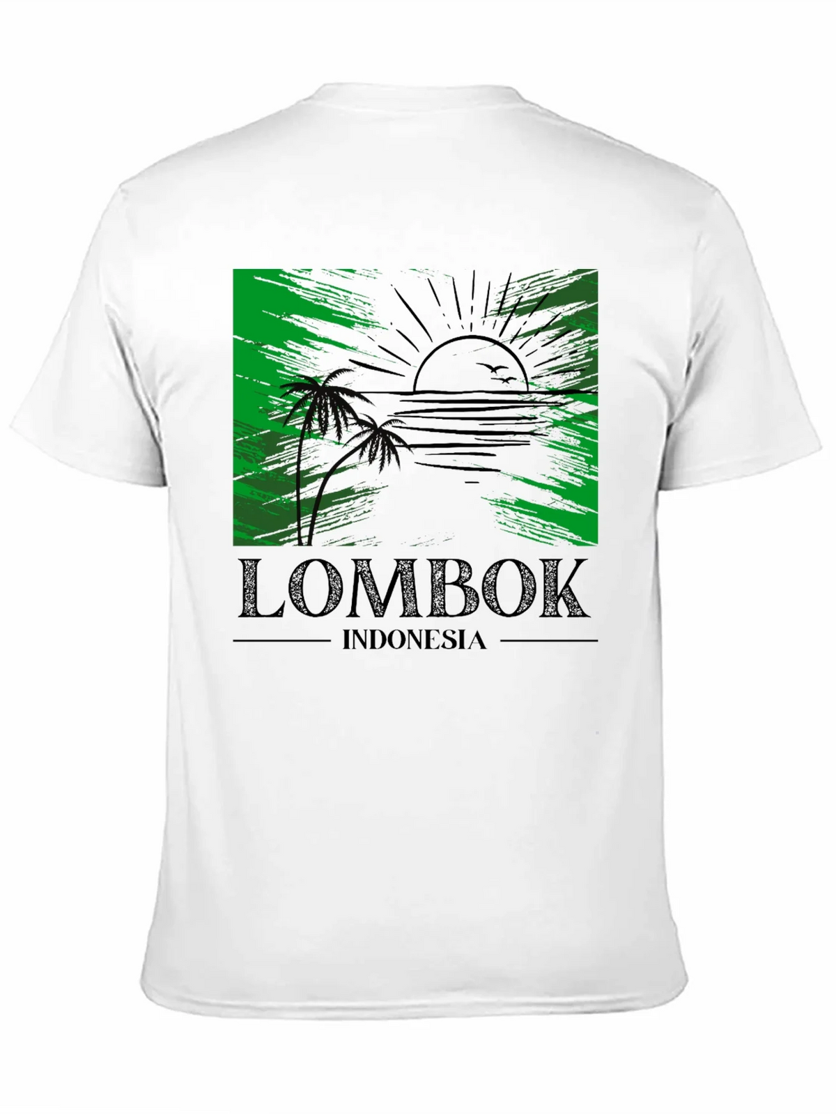 Lombok Indonesia T-Shirt Tropical Beach Design product image 7
