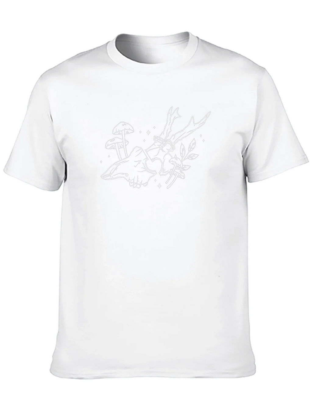 Skull & Antler Graphic Tee - Black product image 3