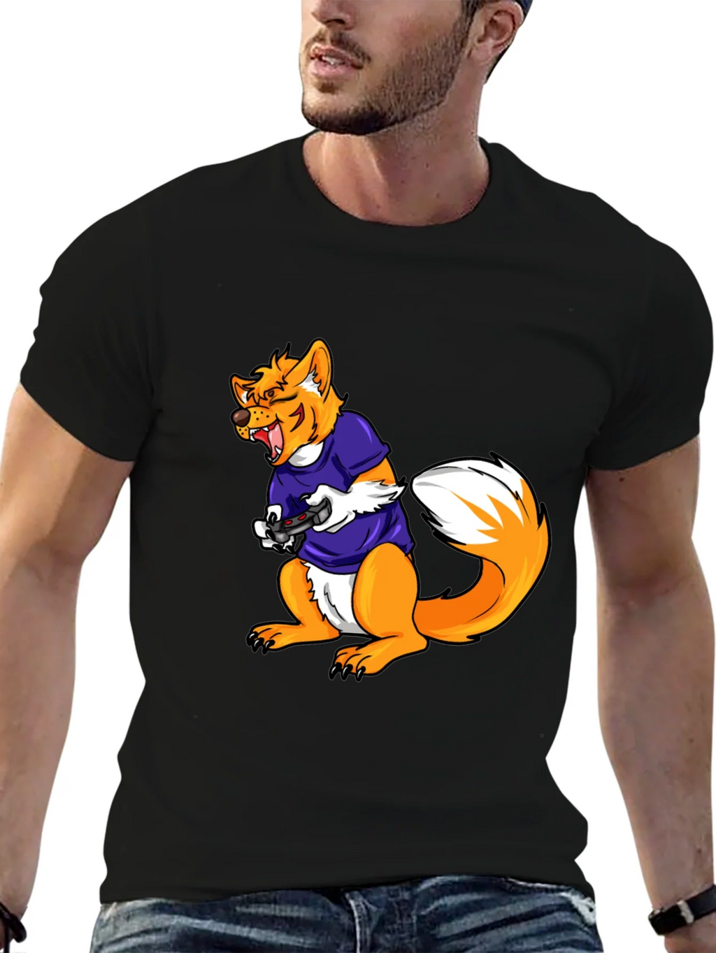 Gamer Fox Graphic Tee product image 6