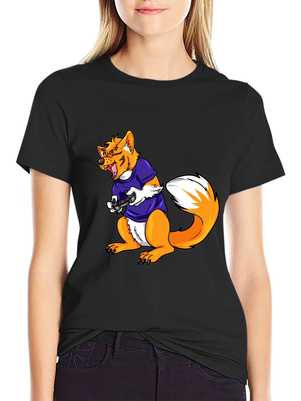 Gamer Fox Graphic Tee product image 2