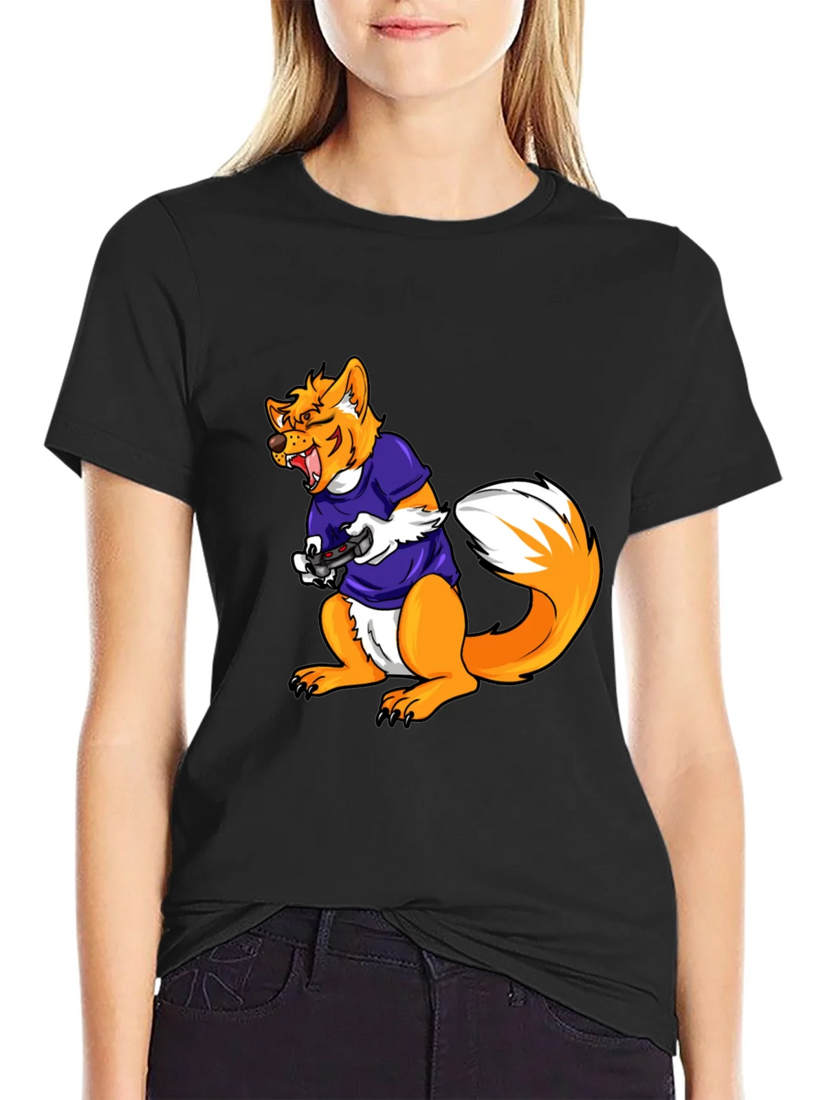 Gamer Fox Graphic Tee product image 2