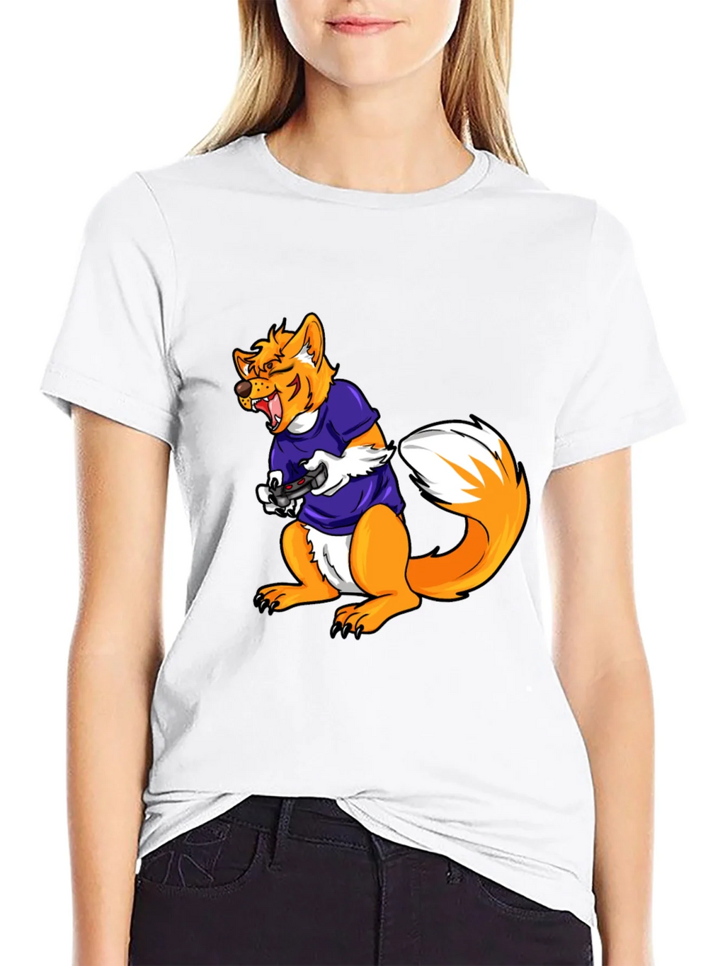 Gamer Fox Graphic Tee product image 8