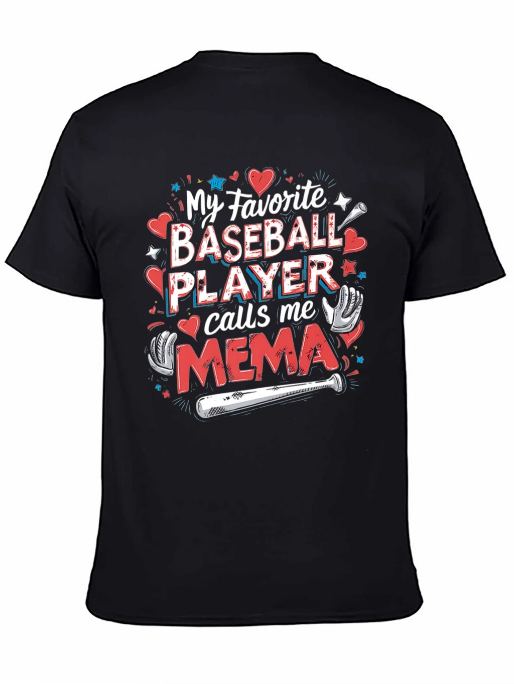 Baseball Mema T-Shirt: Favorite Player product image 3