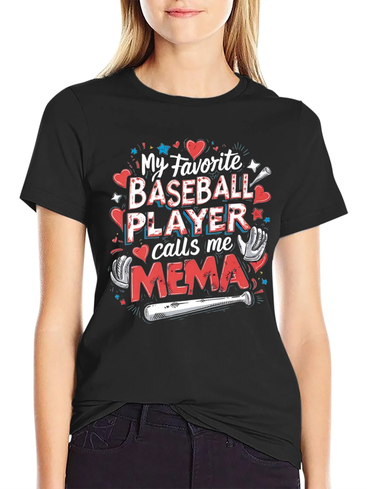 Baseball Mema T-Shirt: Favorite Player product image 2
