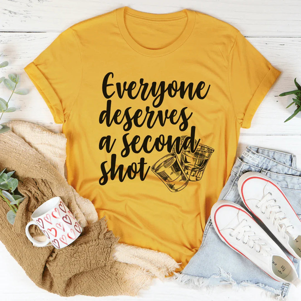 Everyone Deserves A Second Shot Tee product image 1