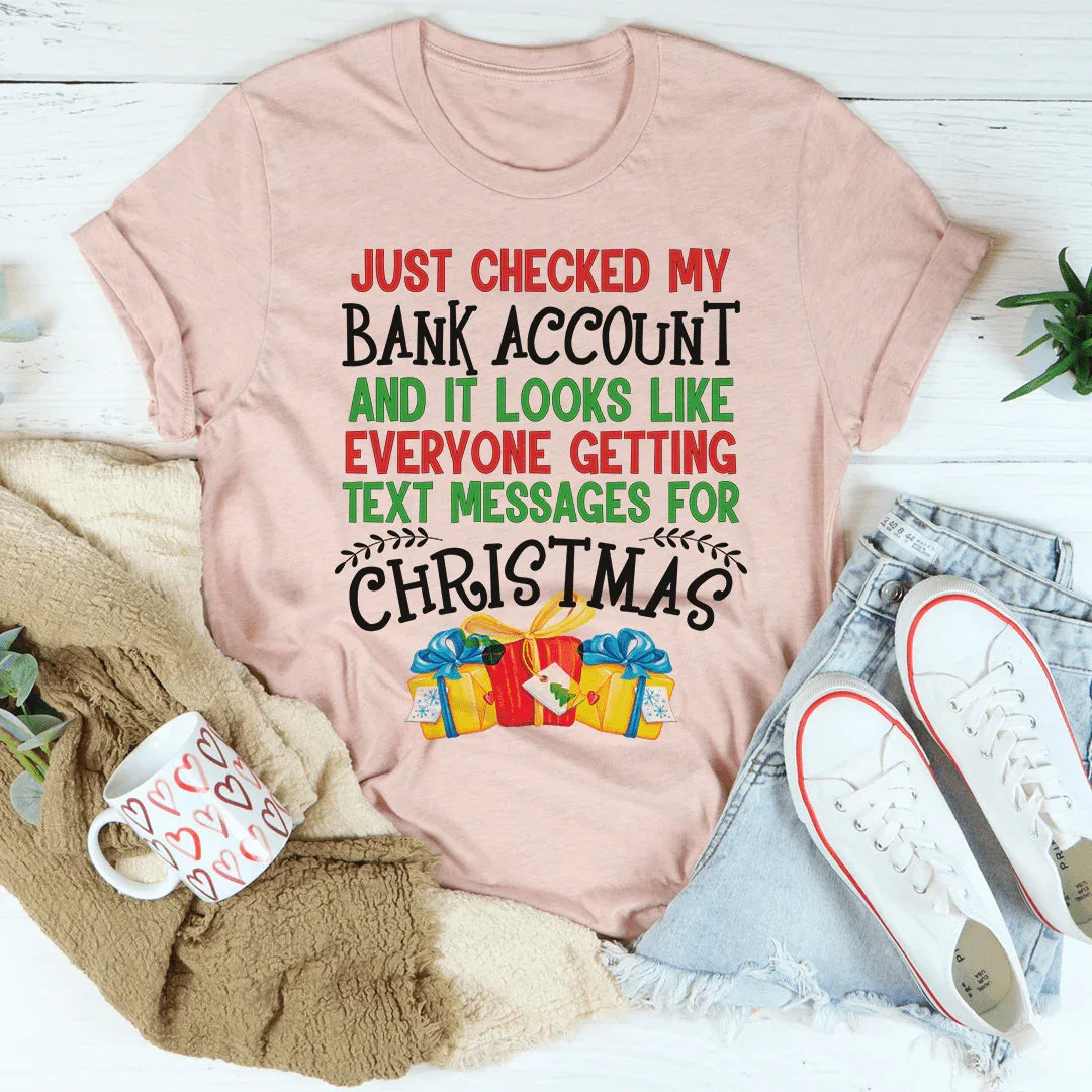 Everyone Is Getting Text Messages For Christmas Tee product image 3