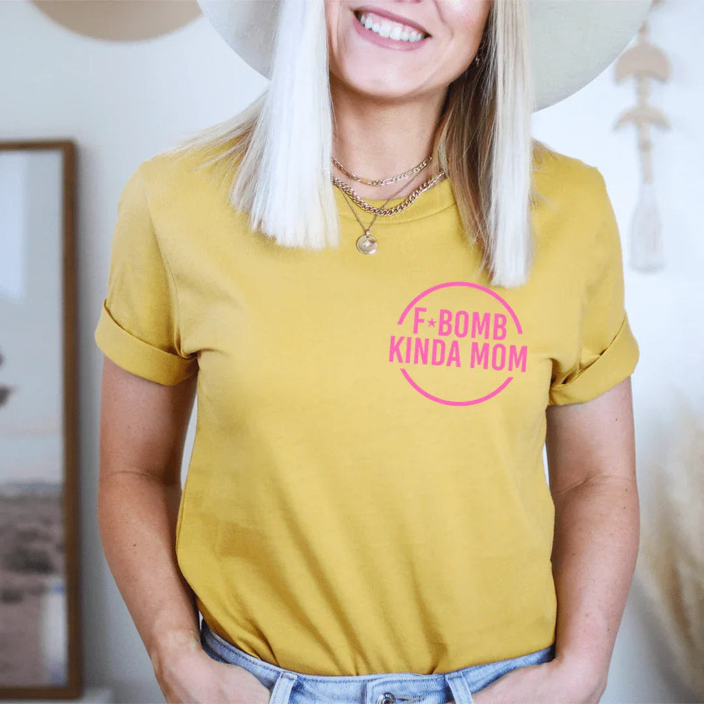 Mom Gift Graphic T-Shirt – "F Bomb Kinda product image 3