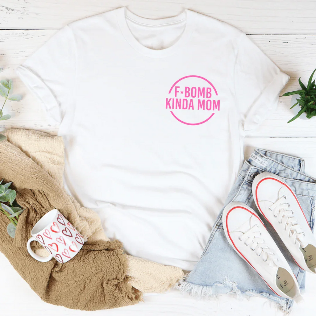 Mom Gift Graphic T-Shirt – "F Bomb Kinda product image 4