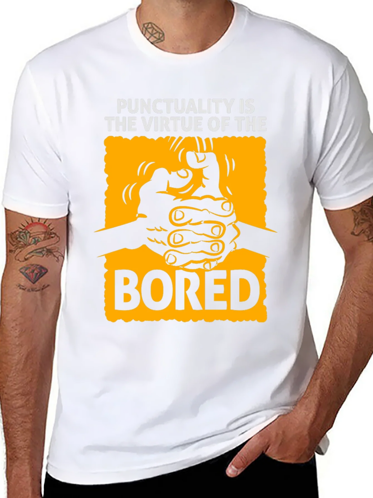 Punctuality Is The Virtue Of Bored T-Shirt product image 2