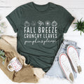 Fall Breeze Crunchy Leaves Pumpkins Please Tee product image 1