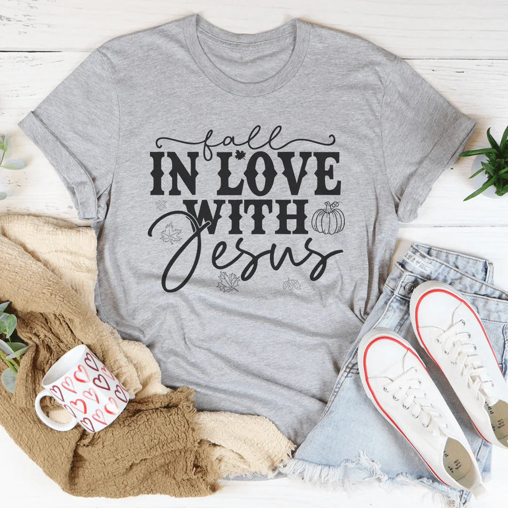 Fall In Love With Jesus Tee product image 3