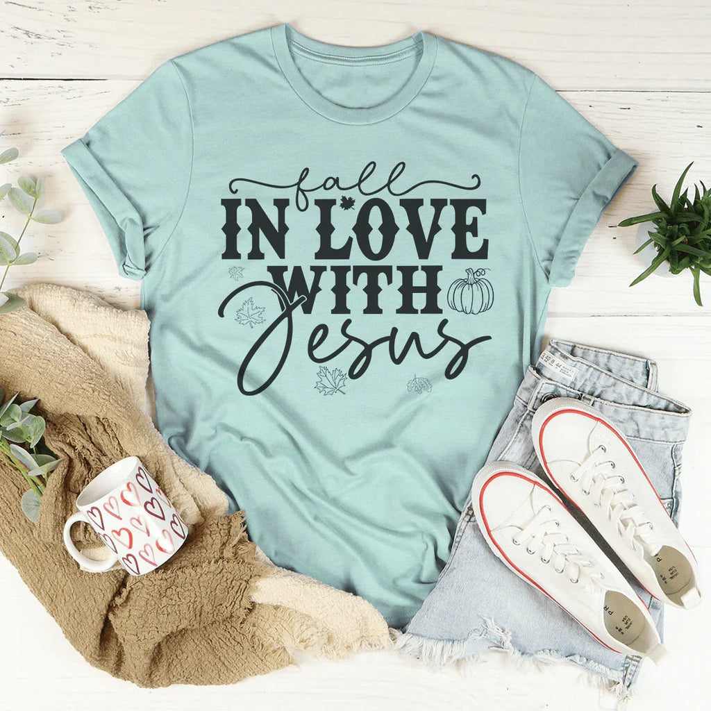 Fall In Love With Jesus Tee product image 4