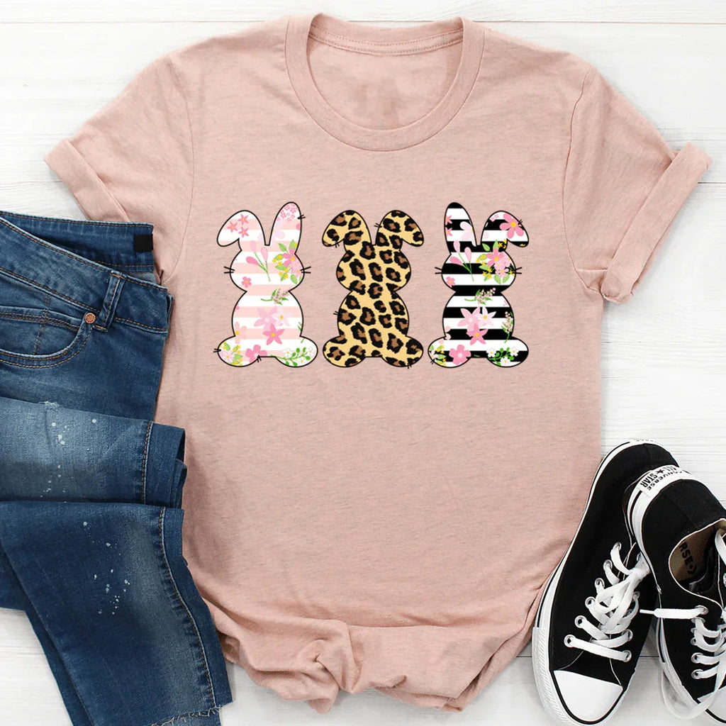 Cute Spring Holiday Graphic T-Shirt – "Floral Easter product image 3