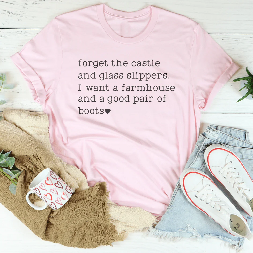 Forget The Castle And Glass Slippers Tee product image 1