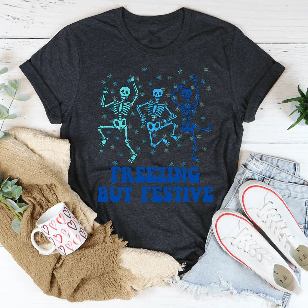 Freezing But Festive Tee product image 3