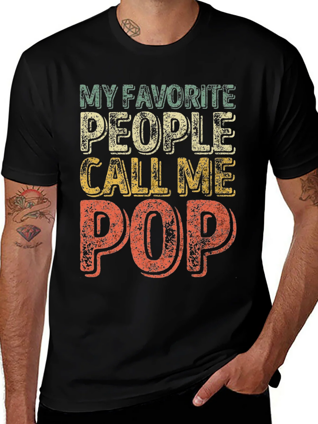 My Favorite People Call Me Pop T-Shirt product image 1
