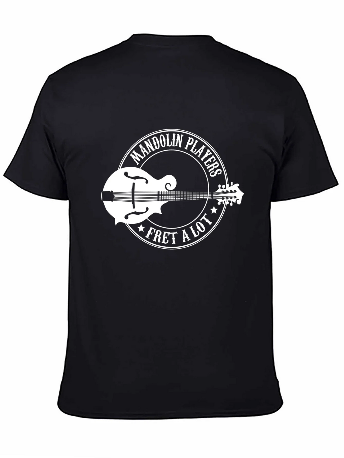 Mandolin Players Fret A Lot T-Shirt product image 3