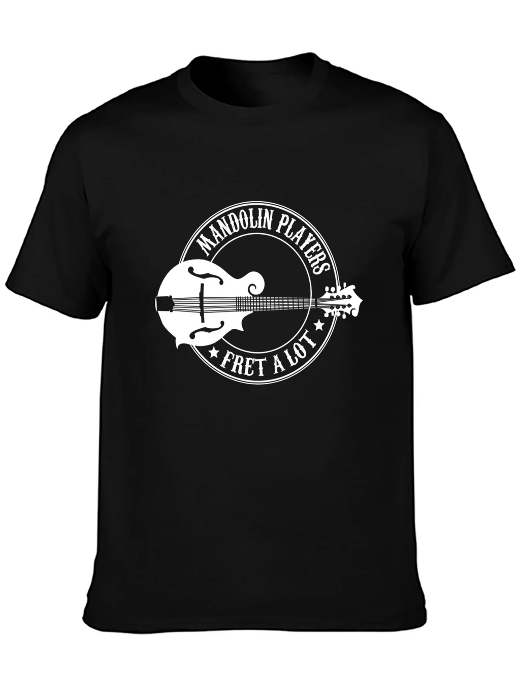 Mandolin Players Fret A Lot T-Shirt product image 2