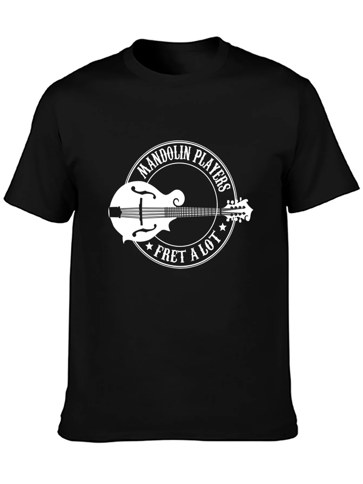 Mandolin Players Fret A Lot T-Shirt product image 2