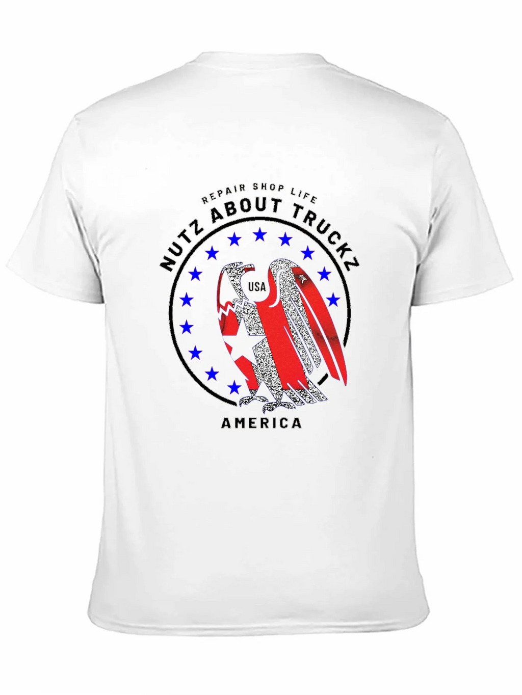 Nutz About Truckz Mens Black T-Shirt product image 2