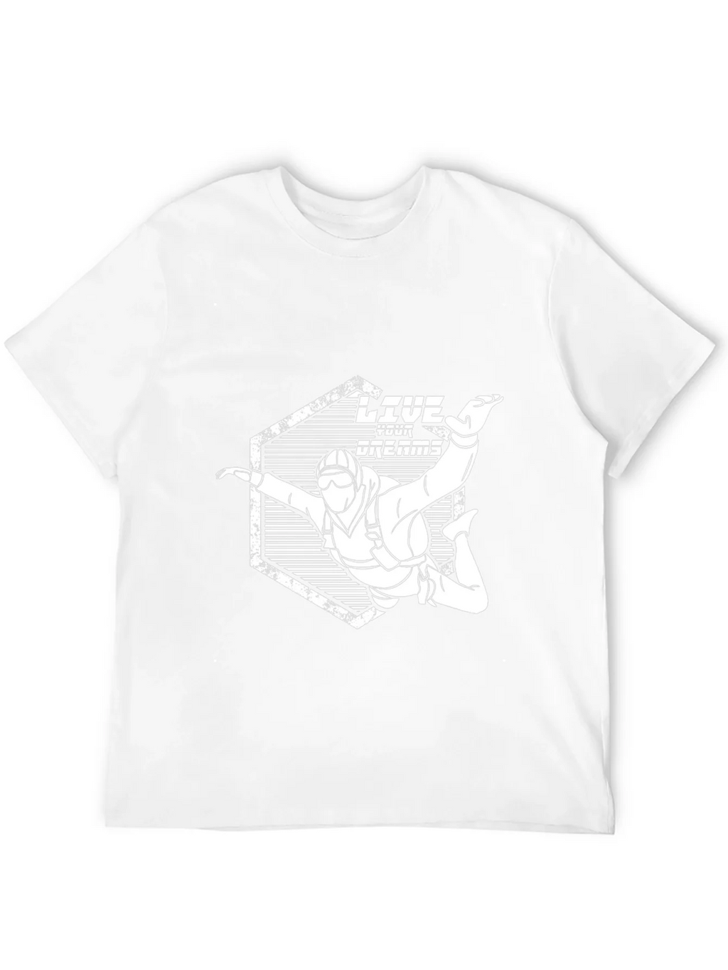 Live Your Dreams Skydiving Graphic Tee - Black product image 9