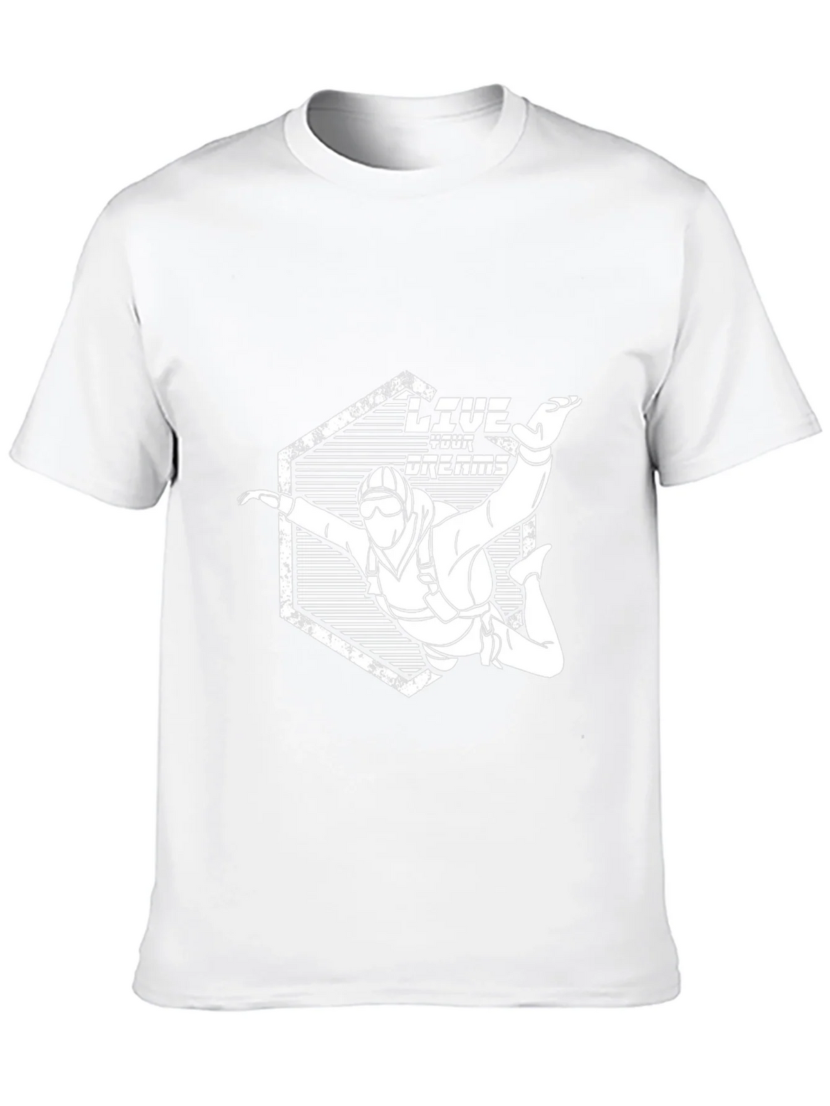 Live Your Dreams Skydiving Graphic Tee - Black product image 8