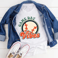 Sporty Tailgate Crewneck Tee – \"Game Day Vibes\" product image 1