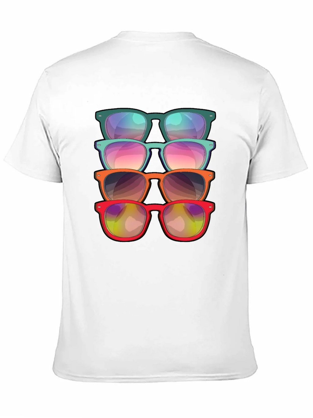 Sunglasses Stack Graphic Tee - Cool Casual Style product image 7