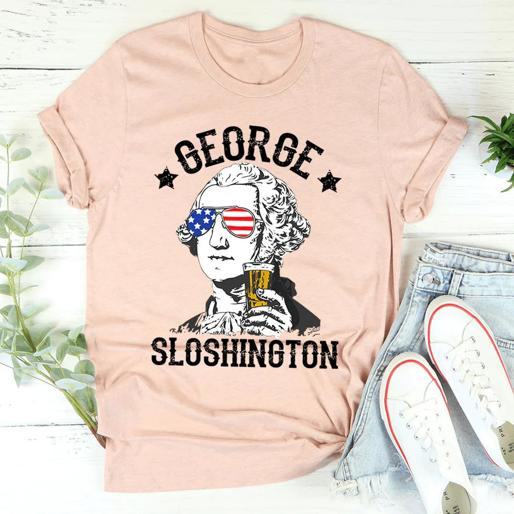 Playful Party Graphic Tee – "George Sloshington" product image 3