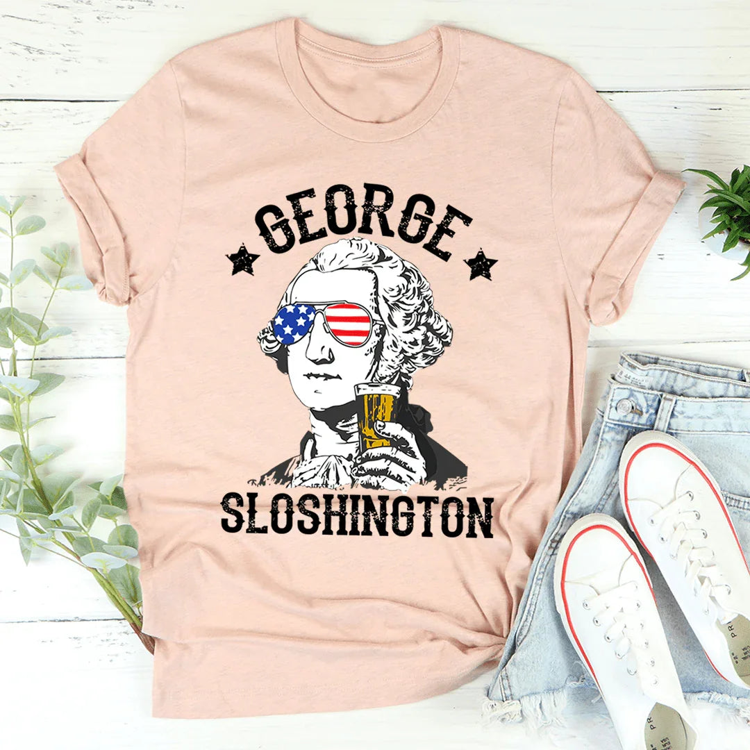 Playful Party Graphic Tee – "George Sloshington" product image 3
