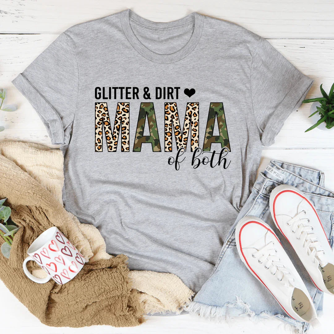 Motherhood Pride Casual Shirt – \"Glitter & Dirt Mama of product image 2