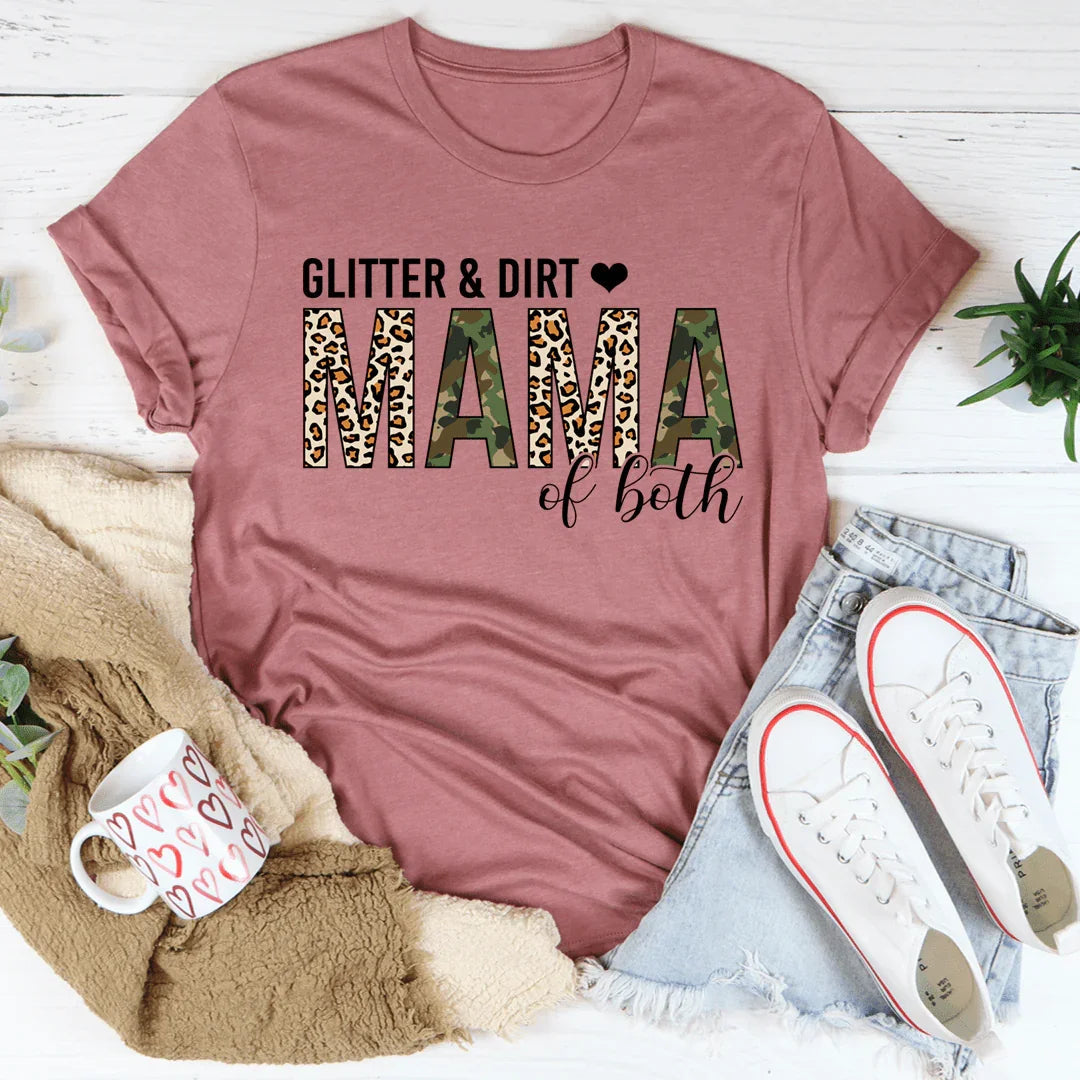 Motherhood Pride Casual Shirt – \"Glitter & Dirt Mama of product image 4