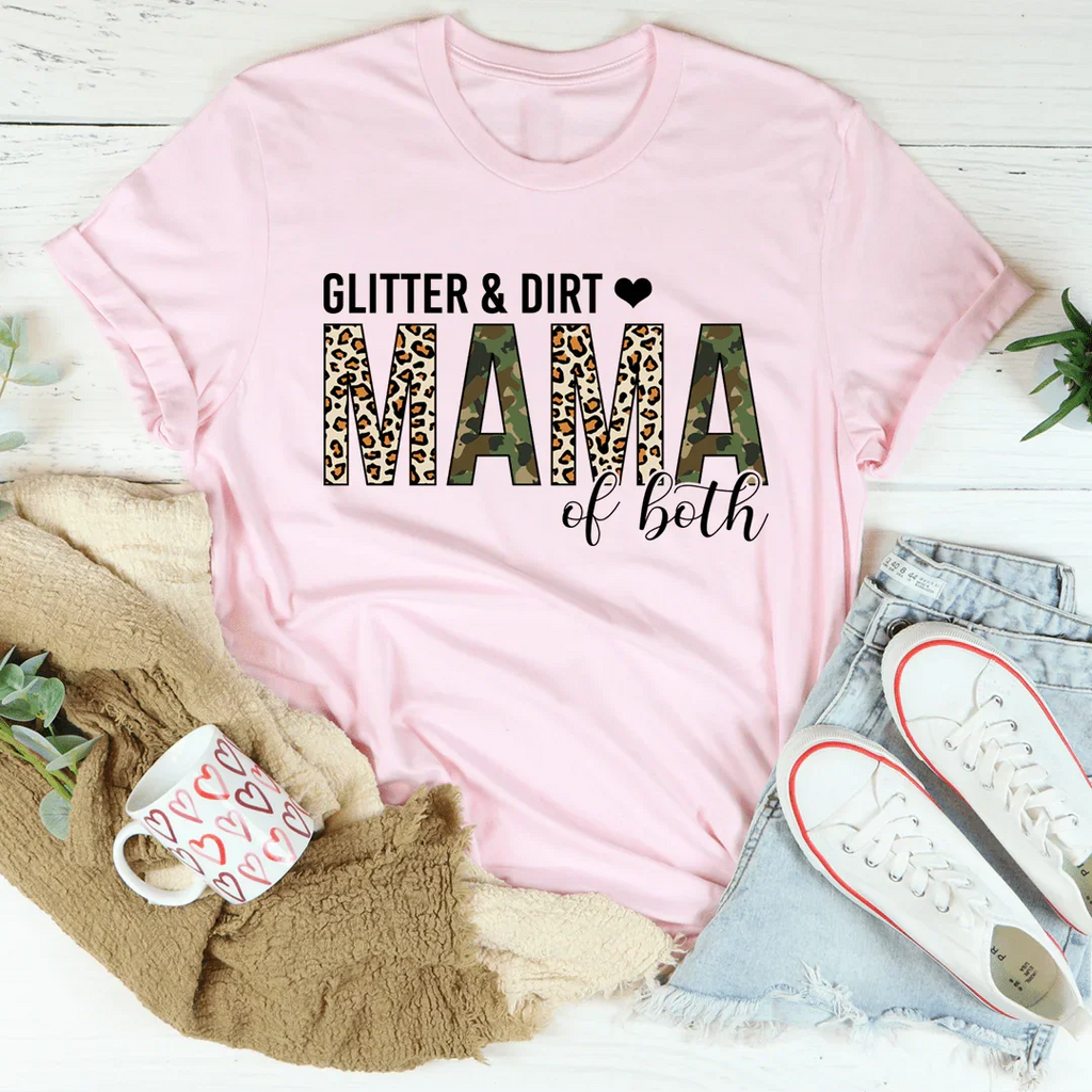 Motherhood Pride Casual Shirt – \"Glitter & Dirt Mama of product image 3