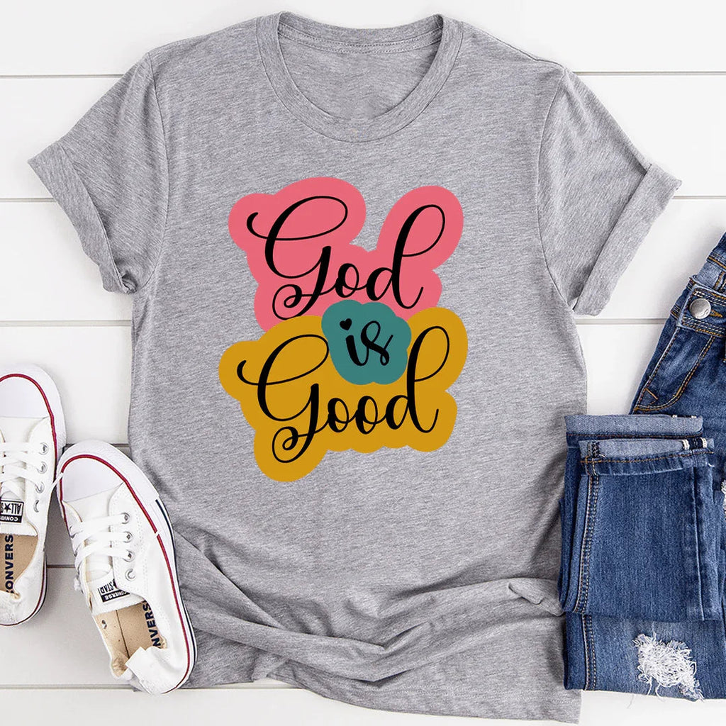 Inspirational Christian Faith Graphic Shirt – "God Is Good" product image 1