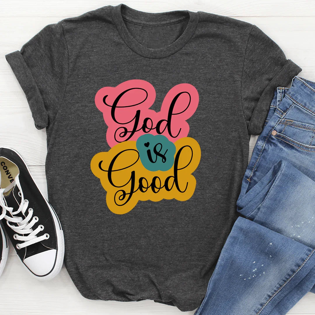 Inspirational Christian Faith Graphic Shirt – "God Is Good" product image 3
