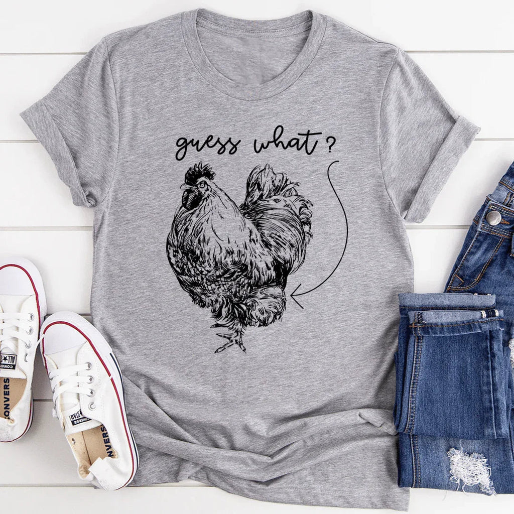 Sassy Sarcastic Humor Graphic T-Shirt – "Guess What? product image 2