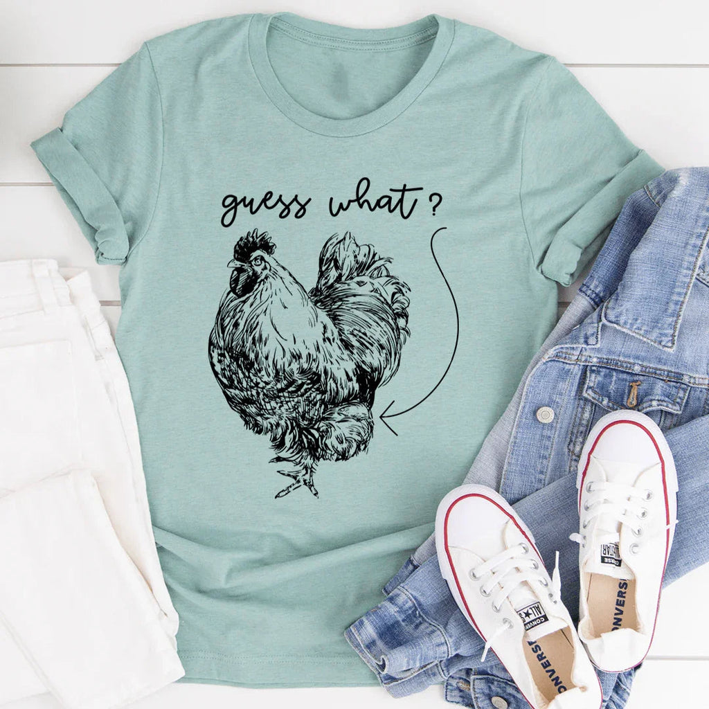 Sassy Sarcastic Humor Graphic T-Shirt – "Guess What? product image 3