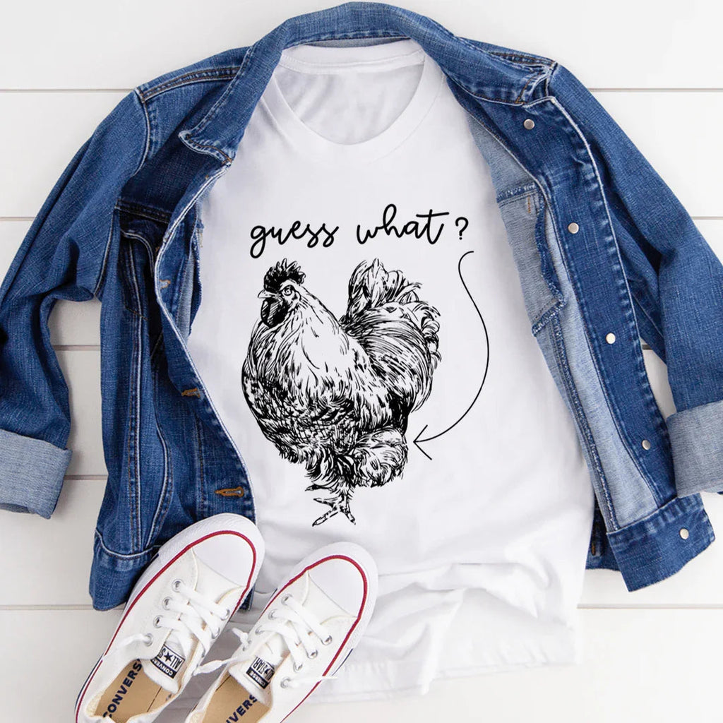 Sassy Sarcastic Humor Graphic T-Shirt – "Guess What? product image 4