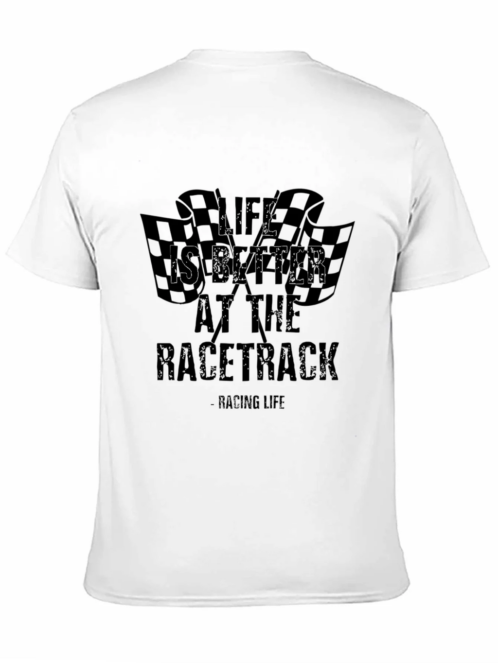 Life is Better at the Racetrack Black T-Shirt product image 3