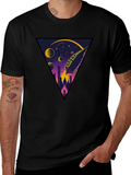 Sci-Fi Rocket Launch Graphic T-Shirt product image 1