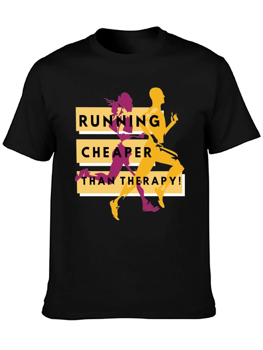 Running Cheaper Than Therapy Graphic Tee product image 1