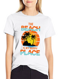 Beach is My Happy Place Graphic T-Shirt product image 1