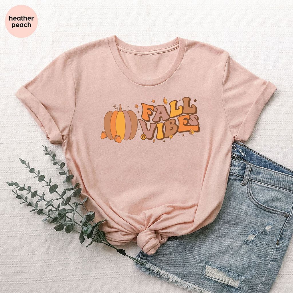 Fall Vibes Shirt, Thanksgiving 2022 T-Shirt, Tee product image 44