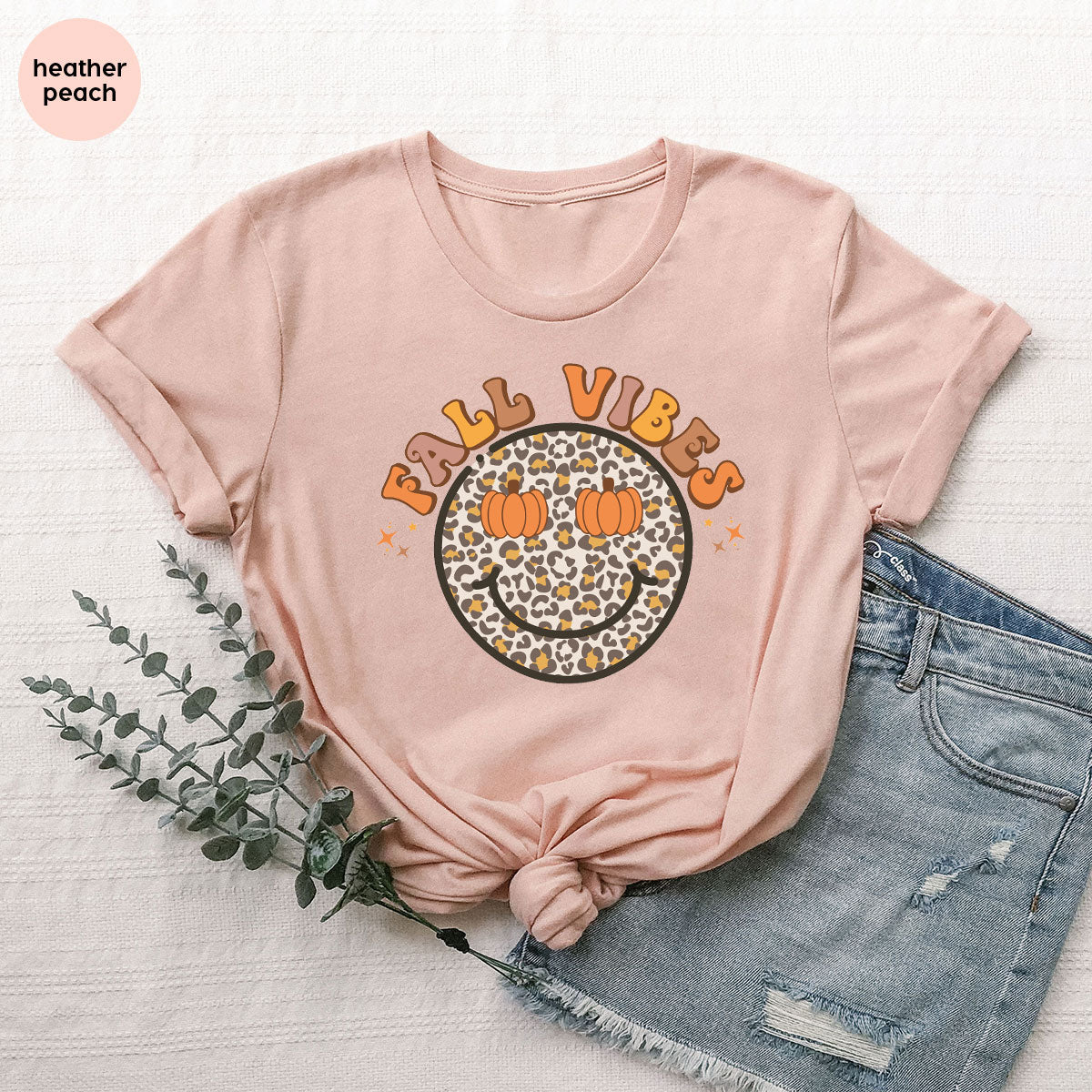 Fall Vibes Smile Shirt, 2022 T-Shirt, Funny Thanksgiving product image 48