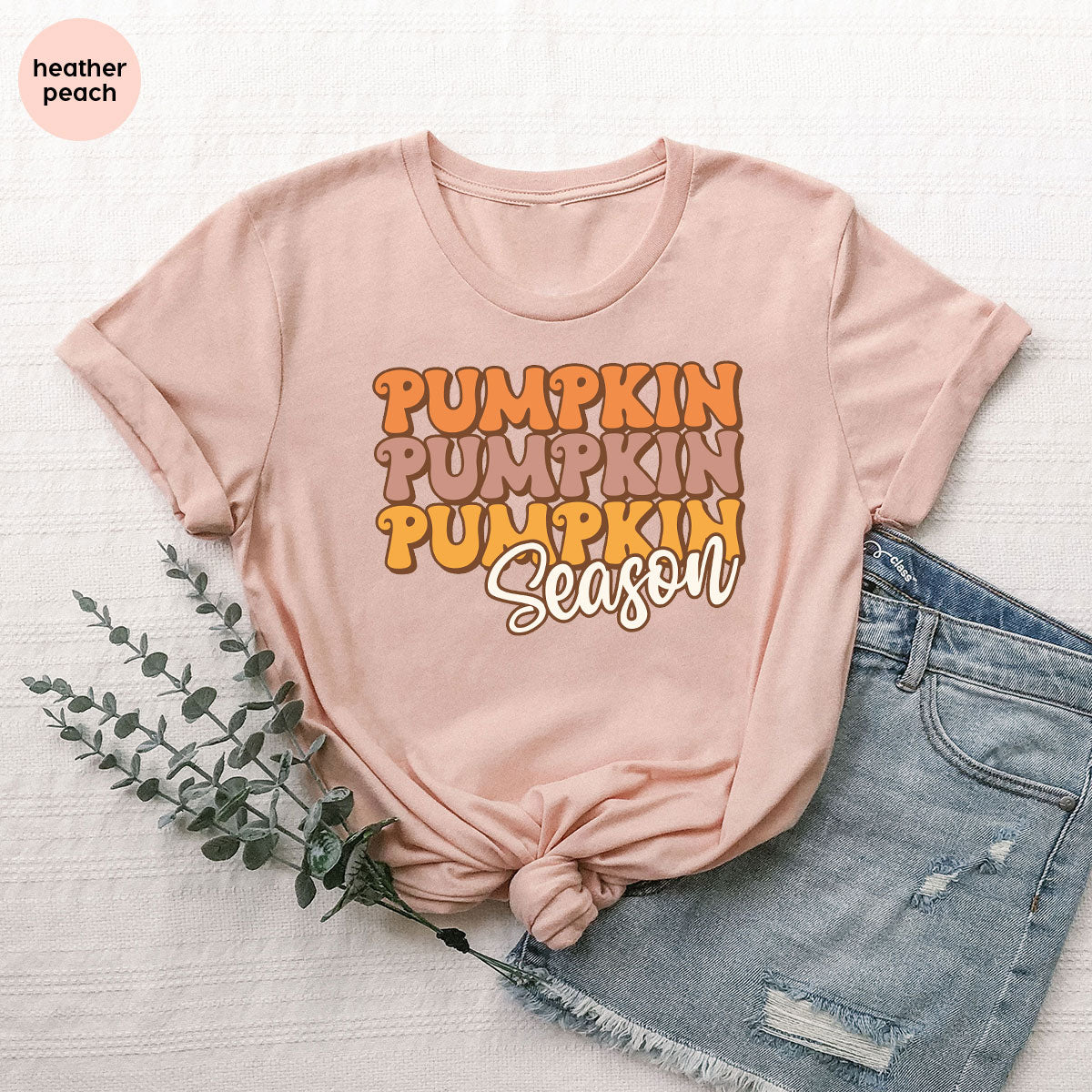 Fall Shirt, Pumpkin Season Thanksgiving 2022 T-Shirt, Cute product image 42