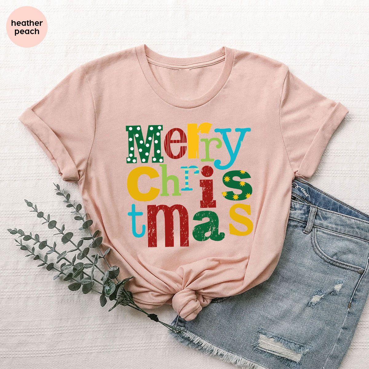 Merry Christmas Shirt, Family 2023 Tee, Xmas T-Shirt product image 46