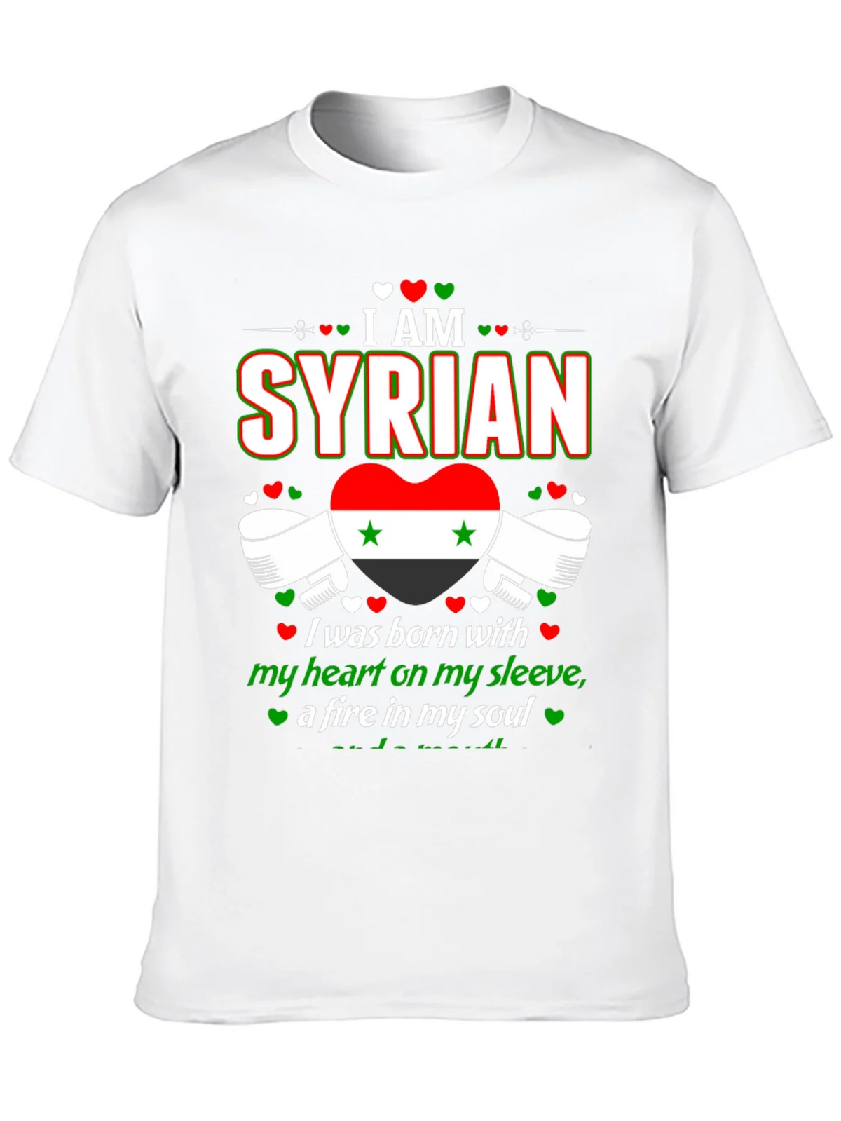 I am Syrian Pride T-Shirt product image 5