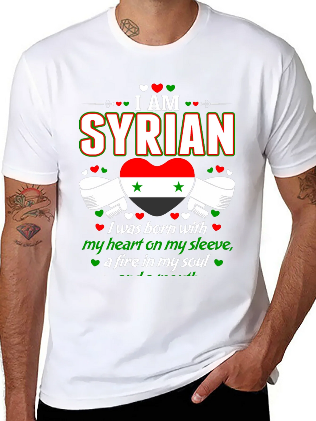 I am Syrian Pride T-Shirt product image 4