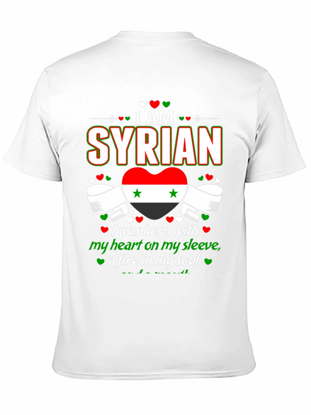I am Syrian Pride T-Shirt product image 6