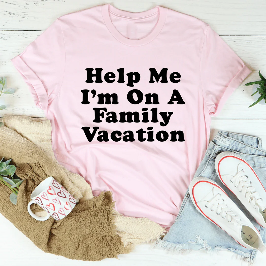 Help Me I'm On A Family Vacation Tee product image 1